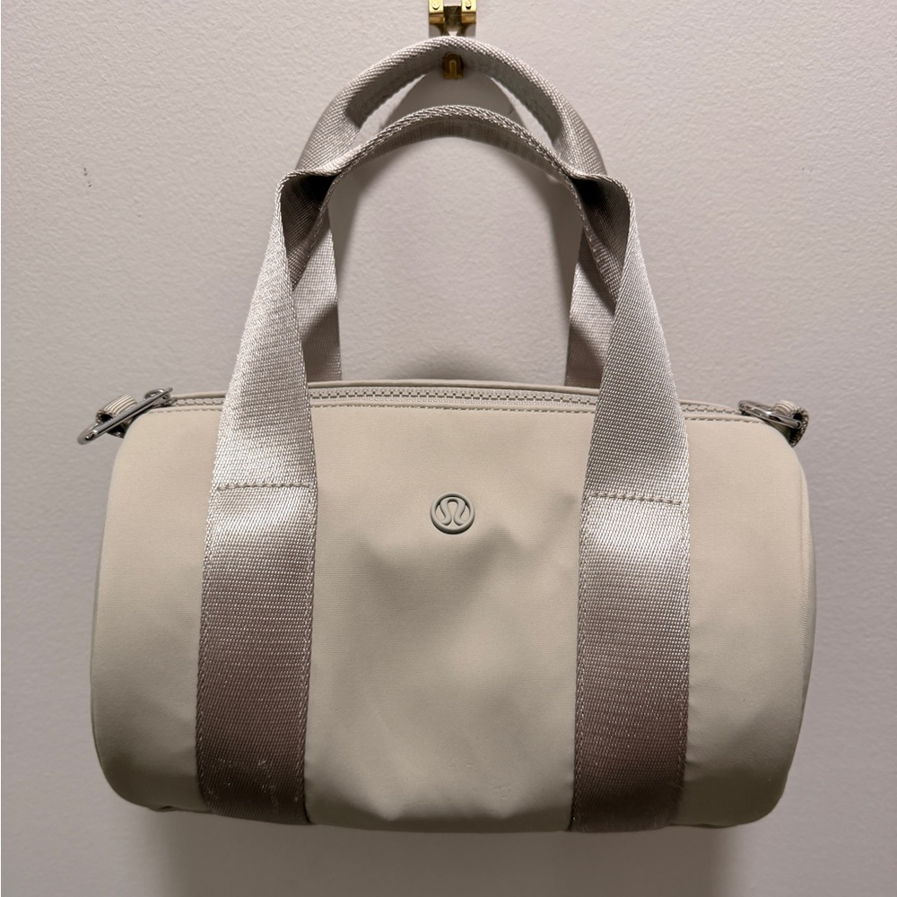 Lululemon Knit Nylon Mini Barrel Duffel Bag